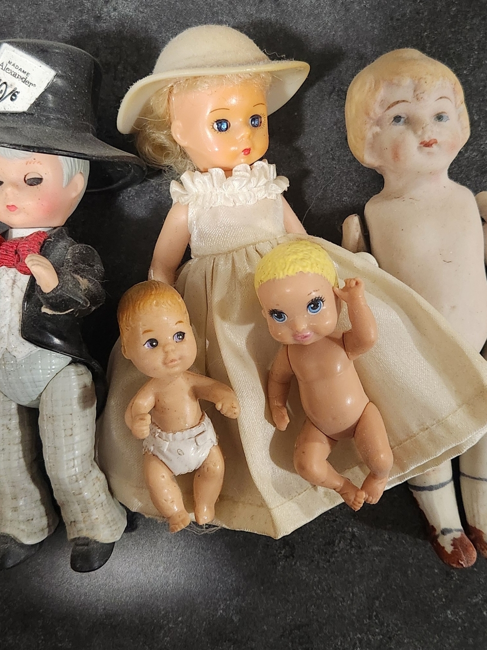 Vintage Mini Baby Doll Set - Blonde and Cream Colors